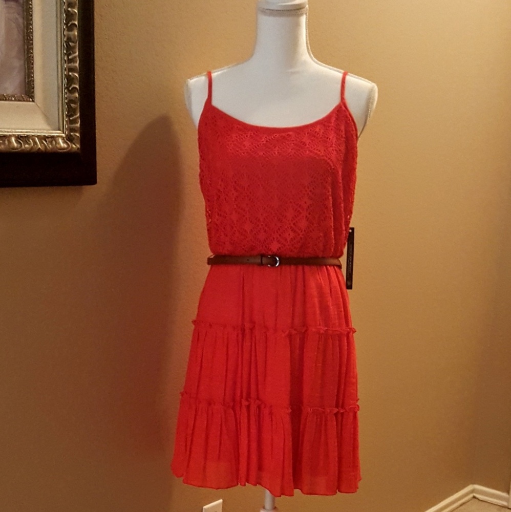 ⚘️Cute Orange Summer dress